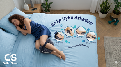 OrthoSleep™ - Ortopedik Visco Bacak Arası Diz Yastığı